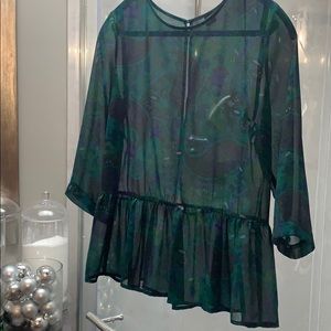 Vintage Peplum Blouse